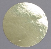 Alukaschiertes Papier, gold-glänzend