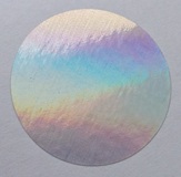 Papier mit holografischen Schimmer