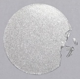 Sicherheitsfolie in silber-matt für den Außenbereich, sehr beständig und haltbar